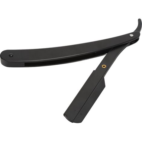 Porte-couteau manuel à l'ancienne, en acier inoxydable, pour rasoir de barbier et rasoir droit. (1/5)