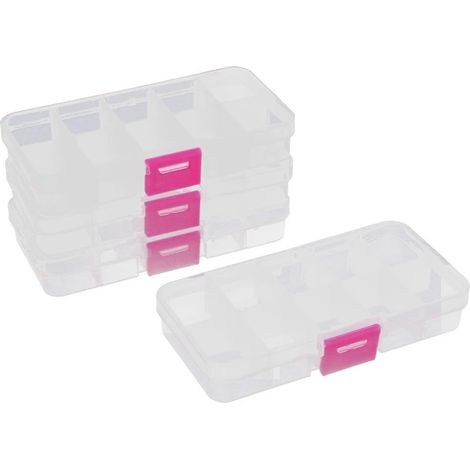 pièces Durchsichtigen Kunststoff Composants électroniques SMD SMT Aufbewahrungsbox DIY Container (1/2)