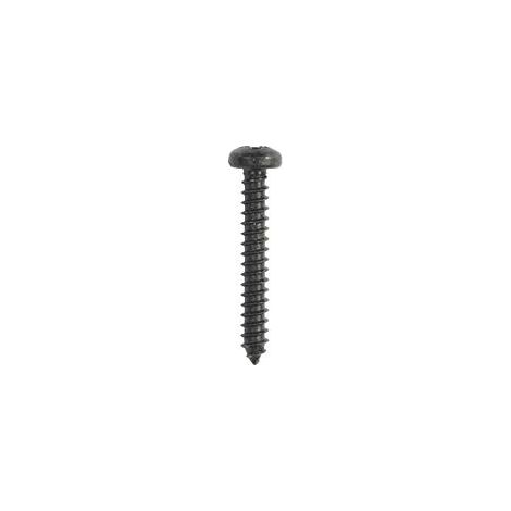 Vis a Tole Tete Cylindrique Bombee Pozidrive, 3.5mm x 25mm, DIN 7981, Zinc Noir, Lot de 50 (1/5)