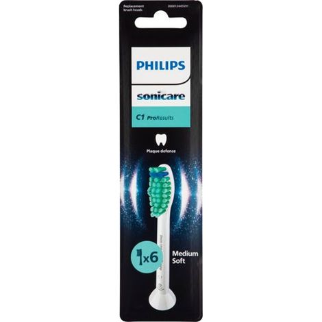 Pack of 6 Brush Heads - PHILIPS - HX6016/87 - C1 White