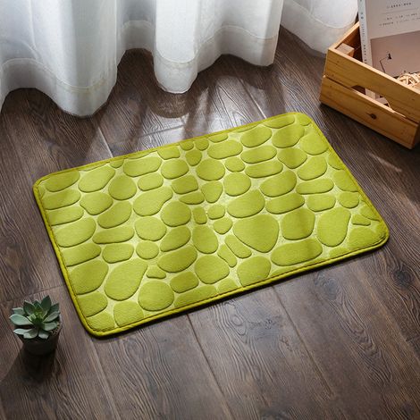 Doux et agréable au toucher - moelleux et confortable - antidérapant - élastique - séchage rapide - Vert（5080cm）