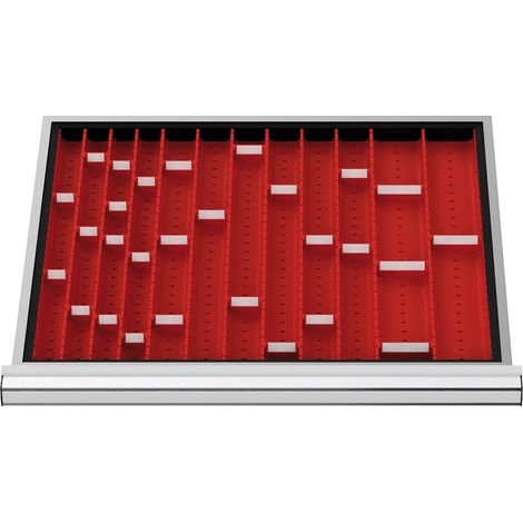 STIER Schubladeneinteilung Muldenplatten BLH 50 mm Innenmaß 600x450 mm 3 MP (1/4)