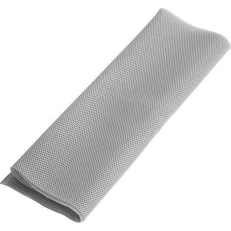 Housse de protection anti-poussière en tissu gris pour haut-parleur stéréo (1,4 m x 0,5 m). (1/5)