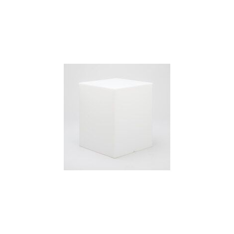Lampe solaire d'extérieur LED Dimmer IP65 43 cm de large 53 cm Blanc carré avec changement de couleur RGBW 50-600 lm