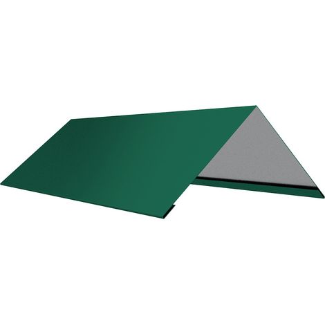 Einfacher First 145x145 mm L 2000mm, RAL 6005, 0,50mm