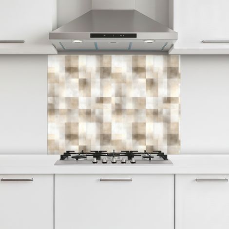 CRÉDENCE CUISINE Texture - Lin - Beige 80x60 cm