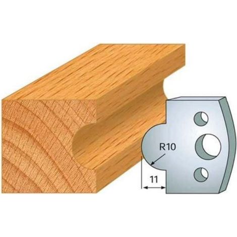 Leman - Jeu de 2 fers profilés acier Ht.40 mm N°014