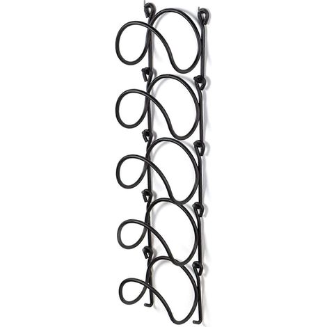 Porte-serviettes mural pour salle de bain, 5 niveaux individuels, accessoire durable (1/5)