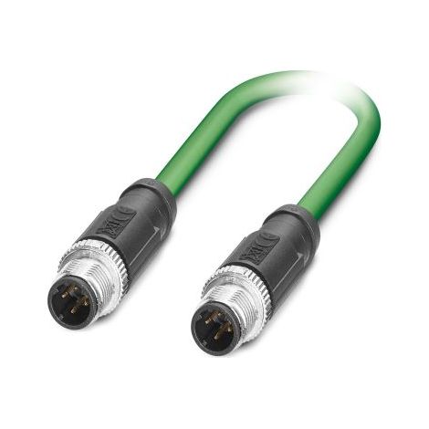 Câble Ethernet catégorie 5 Blindé Phoenix Contact, Vert, 3m Avec connecteur Droit ( Prix pour 1 )