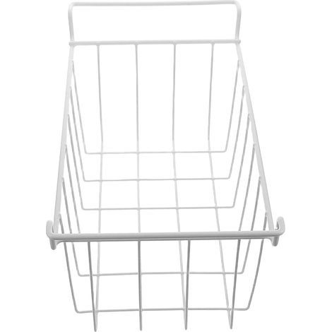 Panier de Rangement réfrigéré paniers grillagés pour congélateur paniers métalliques pour l'organisation paniers de congélation en métal Le Fer Blanche (1/5)