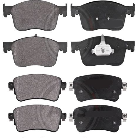 KIT PASTIGLIE FRENO ANTERIORI E POSTERIORI compatibile con Alfa Romeo GIULIETTA / PASTIGLIE FRENANTI AUTO OEM FDB4307FDB4331,FDB4308 / SOSTITUZIONE DIRETTA / BASSA POLVERE / SILENZIOSO