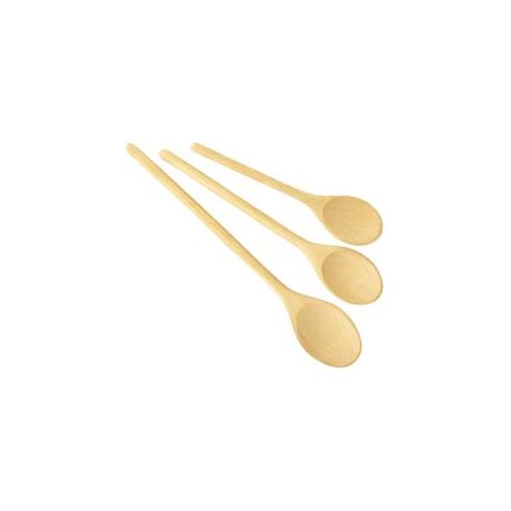 CUCCHIAI OVALI WOODY- - pz.3 cm.20, 25, 30 - 3 pezzi TESCOMA