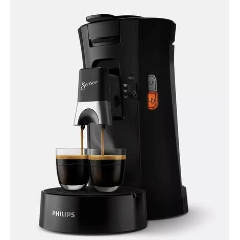 Máquina de café espresso automática Philips Senseo CSA230, color negro, modelo nuevo.