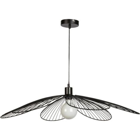 Suspension FLORA en métal noir – Culot E27, puissance 25W – Pour espaces modernes – SUSFLORAND79 – Mathias Luminaires (1/5)