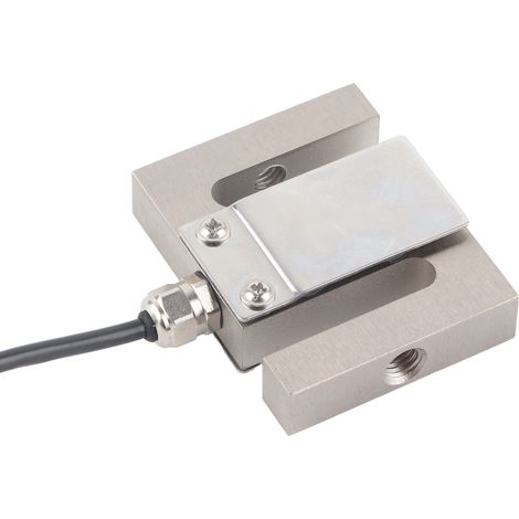 S-förmige 10-kg-Wägezelle, Edelstahl M8x1,25, Zug-, Druck- und Zugkraftsensor, präzises Wiegen (1/5)
