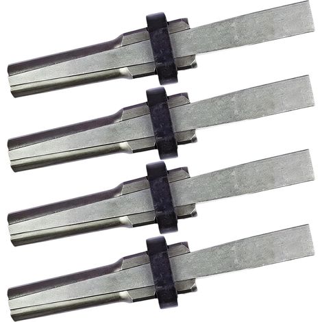 4 Pièces Pierre Splitter Outil à Main, 23mm Cales de Séparation de Pierre pour Fendage de Pierre Bleue, Roche, Granit, Marbre, Béton (1/5)