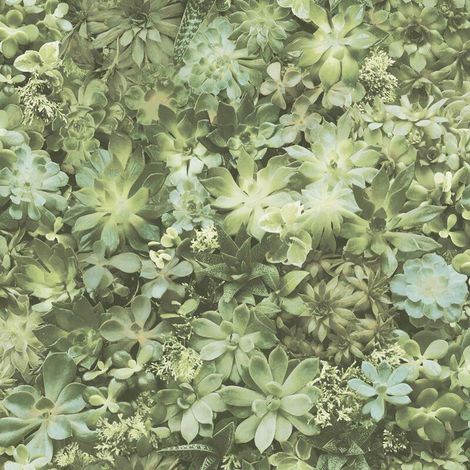 Galerie Evergreen Green Leaves Wallpaper Botanical Paste The Wall Vinyl (1/4)