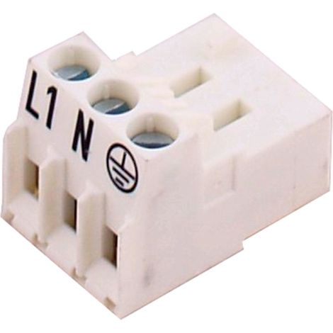 Wolf Conector macho de 3 polos blanco para CGU-2/CGU-2K, 279407199