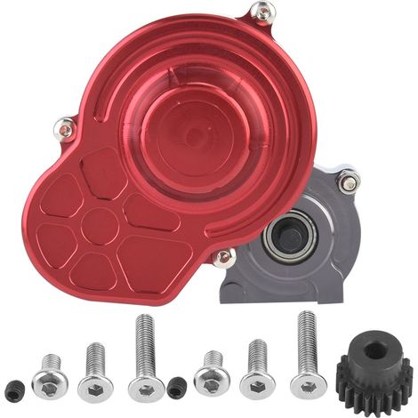 Boîtier de vitesses métallique SCX10 pour RC Crawler 1/10, pièce de rechange et accessoire voiture RC (1/5)