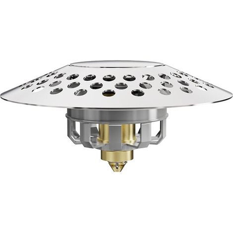 MUMU Sink Drain Plug with Hair Filter and Stain-Proof Core for Bathroom and Kitchen (1/4)