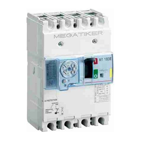 BTIT714E25DB Interruttore scatolato MEGATIKER M1 160E magnetotermico 3P+N/2 - In= 25A - Icu 16kA