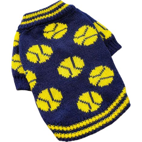 Pull Pour Chien - Col Roulé Tricoté Rayé - Hiver Intérieur Extérieur - Tailles XS à XL - Pour Chiens et Chats (1/5)