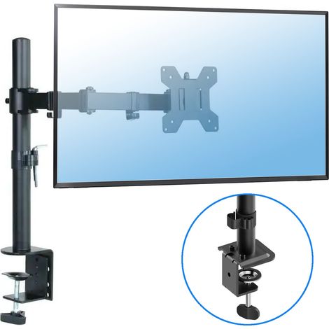 Soporte para monitor de 14" a 32", para escritorio, hasta 2x8 kg, VESA, ajustable.