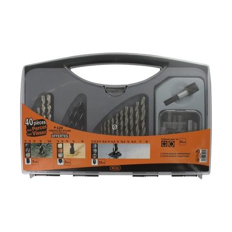Coffret Tout Percer Tout Visser 40 Pièces (1/3)