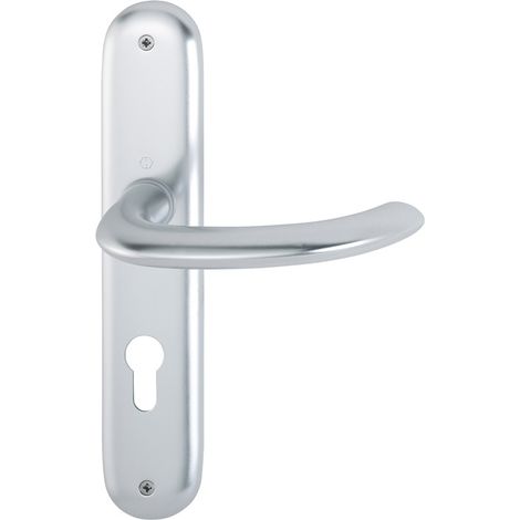 HOPPE® Drückergarnitur mit Langschild Marseille 1138/273P, Aluminium, 2784857