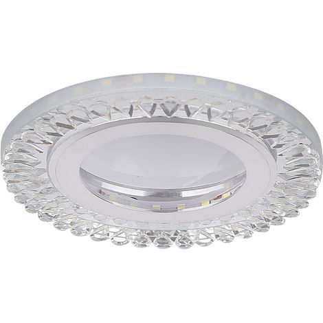 Plafoniera Candellux SSP 2 luci LED 10W 6500K cromo (1/2)