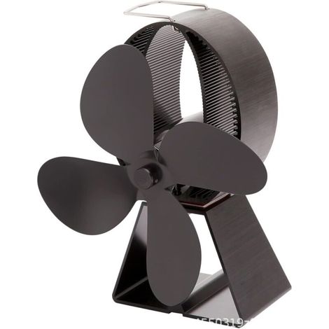 Ventilateur silencieux pour la circulation de la chaleur, ventilateur pour poêle à bois pour poêle à bois/poêle à bois/cheminée, ventilateur écologique (1/4)