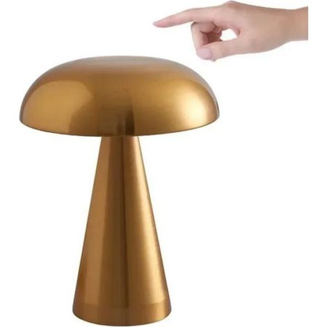 Lampe À Poser - Veilleuse LED Tactile - Pour Chambre À Coucher Et Restaurant - Bronze - 1 Pièce (1/4)