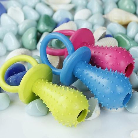 Jouet à mâcher - Bell Molar - Caoutchouc - Son Jingle - Nettoyage dentaire - Non toxique (1/4)