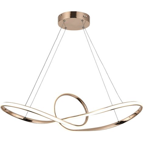 Suspension Arlena or rose design LED 45W 4000K 120cm Reality