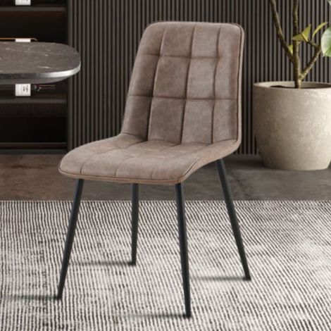 Chaise Furax  47 x 60 x 88 cm  Marron foncé (1/5)