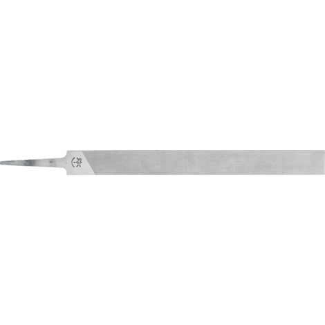 PFERD TOOLS Mühlsägefeile gerade/runde Kante Flachstumpf 250mm Hieb 2 universell zum Schärfen 10 Stk (1/4)