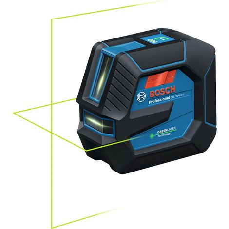 Laser lineare GLL 20-22 G, treppiede da cantiere BT 150