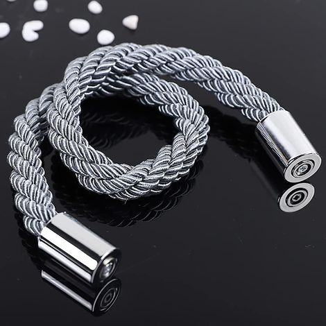 Set mit 2 magnetischen Gardinenbändern, magnetischen Gardinenschlaufen, magnetischen Gardinenschlaufen, magnetischen Gardinenschlaufen H