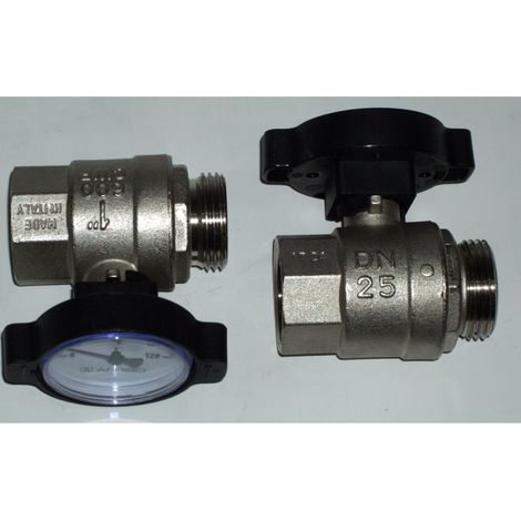 Daikin Kugelhahnset mit Thermometer rt-bl RMV, für RMV-Verteiler, 5760048