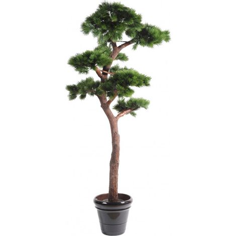 Plante artificielle haute gamme Spécial extérieur / PIN artificiel BONSAI UV - Dim : 220 x 120 cm -PEGANE- (1/3)