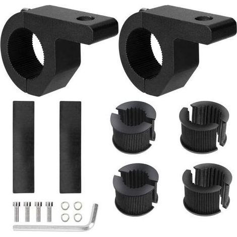 Support de Montage de Lumière Travail 19-32mm Universelle Pince de Tube de Barre Fixation pour Tout-terrain Voiture Camion Moto 2 Pièces (1/5)