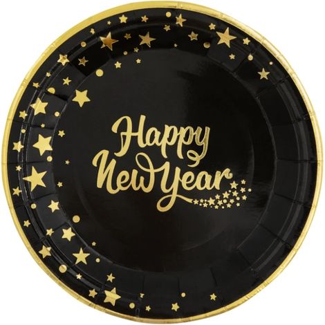 Piatti di Buon Anno, 18 cm, 6 pezzi. (1/4)