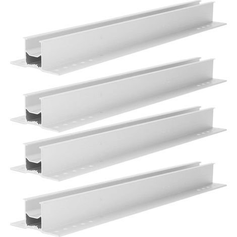 Support de Montage Inclinable de Panneau Solaire 4x400mm, Support de Montage de Panneau Solaire de Toit en Alliage D'aluminium pour Toit, Camping-Car, Bateau et Hors RéSeau (1/5)
