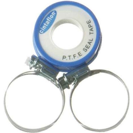 Accessori piscina gre pools Kit Teflon bianco 32 38 mm (1/2)