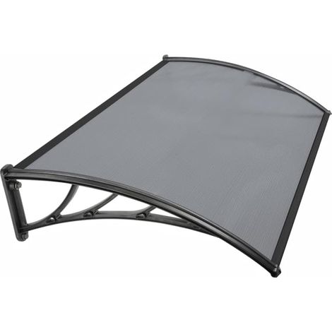 Auvent de Porte Marquise d'accueil 80 x 120 CM teinté