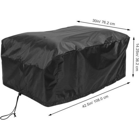 Couverture de climatiseur de camping-car Housse de climatiseur moteur antiderapant Grande taille : 42,53014. 25 pouces (1/4)