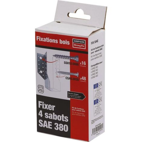 Kit Vis Structurelles Bois Ssh + Csa Fixation Bois Robuste Et Polyvalente - Simpson Strong Tie