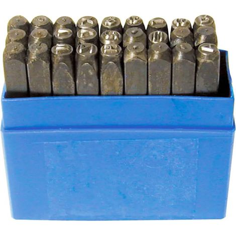 Jeu de 27 caractères à frapper - 3 mm