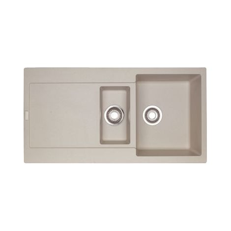 Franke MRG 651. Tipo di lavello: Lavello ad incasso, Forma del lavandino: Rettangolare, Colore del prodotto: Beige. Larghezza: 970 mm, Profondità: 200 mm, Altezza: 500 mm - MRG651SAHARA - 114.0066.684 (1/2)