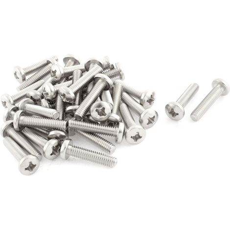 5/16' 'x18x1-3/8' '40mm Edelstahl-Kreuzschlitzschrauben mit Kreuzschlitz 35 Stück (35f46ff16891d6... (1/2)